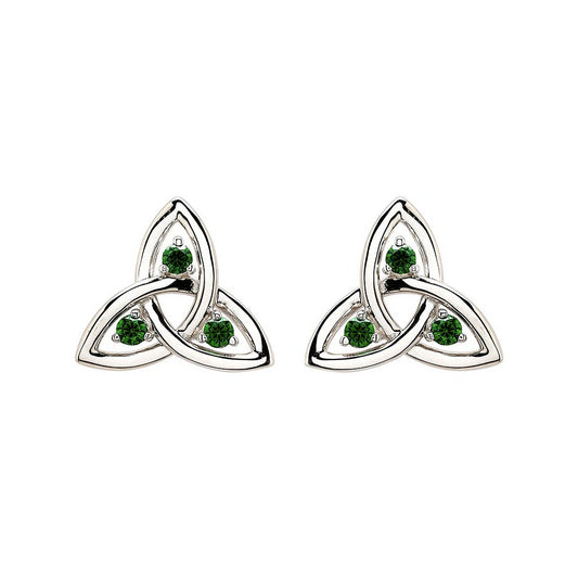 Sterling Silver Trinity Post earrings SE004SH