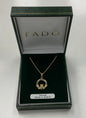 Gold Vermeil Claddagh Pendant P102