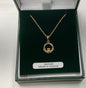 Gold Vermeil Claddagh Pendant P101