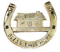 BRASS HORSE SHOE - COTTAGE BLESS THIS HOME