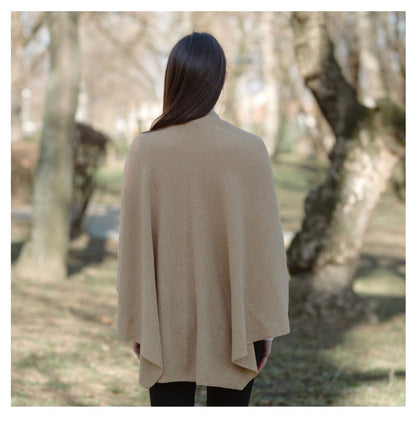 Lambswool Draped Shawl
