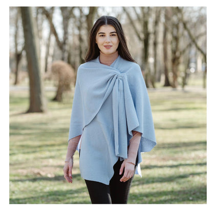 Lambswool Draped Shawl