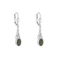 CONNEMARA MARBLE LONG TRINITY KNOT DROP EARRINGS
SKU: S34226