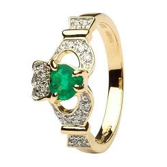 14CT GOLD CLADDAGH RING
14L68