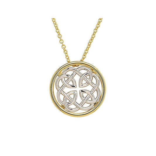 GV87
14KT GOLD VERMEIL CELTIC NECKLACE