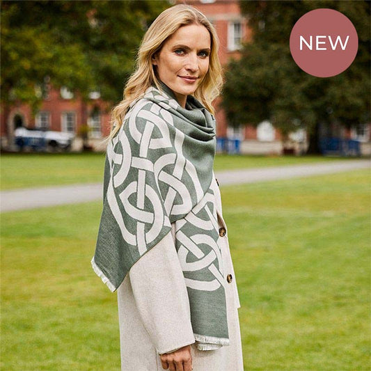 Book of Kells Reversible Celtic Scarf BK3043 BK3041 BK3042