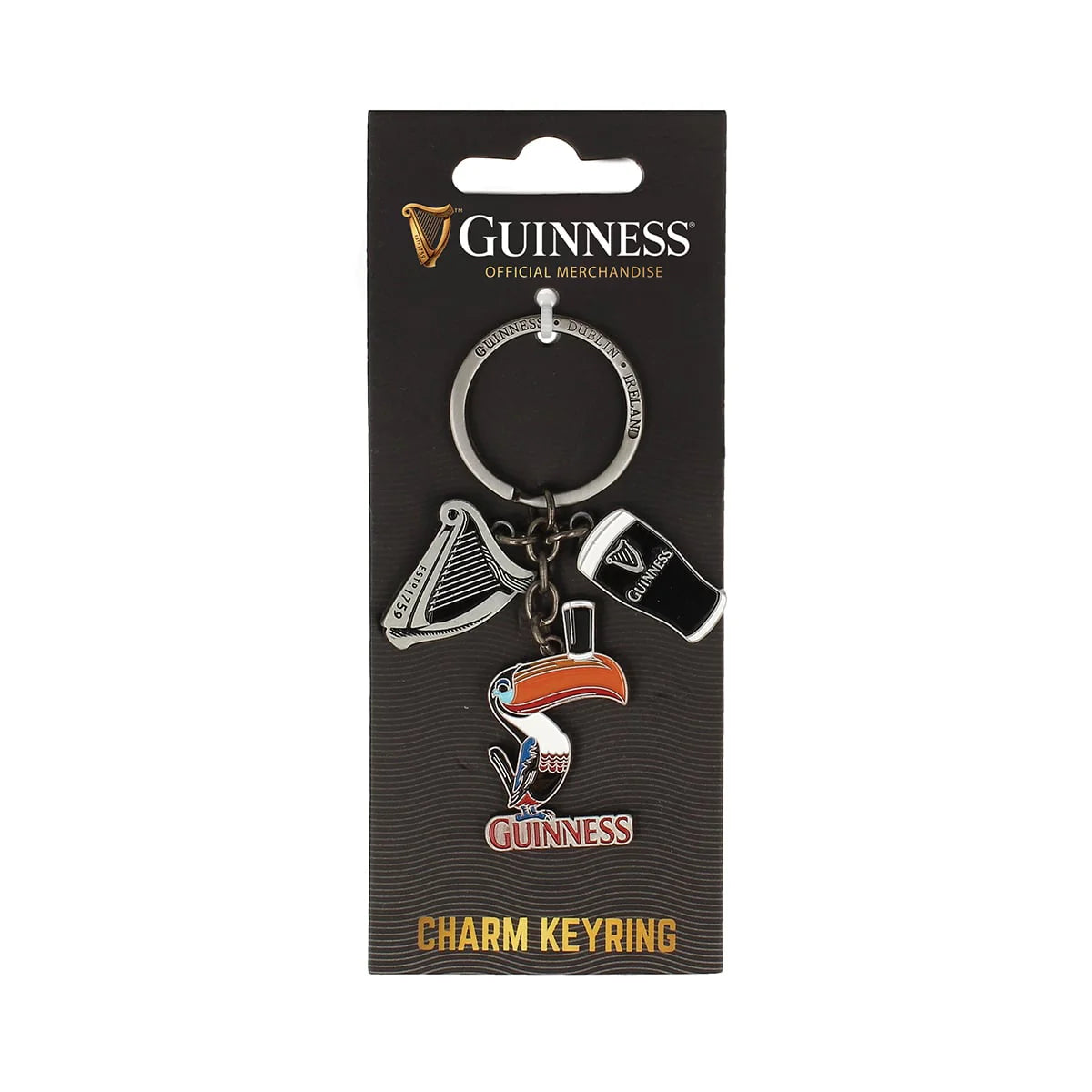 TOUCAN CHARM KEYRING