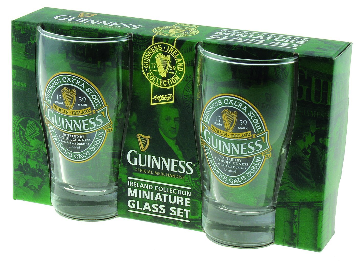 Guinness miniature glass set