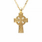 14K Irish Gold Celtic Cross -Double Sided - Large C203