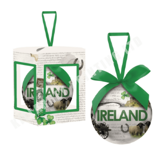 Ireland Collage Range Christmas Bauble Ref: 77759