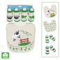 Irish Print Baby 4pc Bib & Sock Set