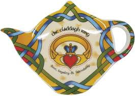 Irish Weave Claddagh Teabag Holder