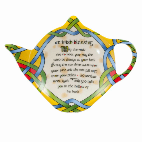 Celtic Weave Irish Blessing Teabag holder