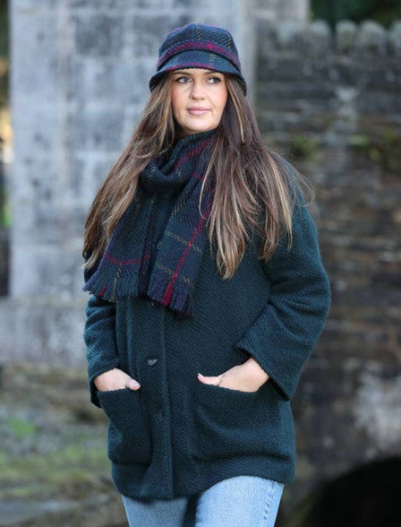 *NEW* Freda Boucle Jacket with Scarf