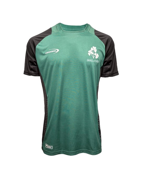 Ireland Shamrock Performance Top In Green & Black R1051