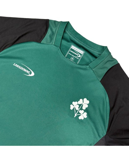 Ireland Shamrock Performance Top In Green & Black R1051