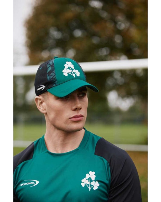 Shamrock Performance Baseball Cap In Evergreen & Black R6173