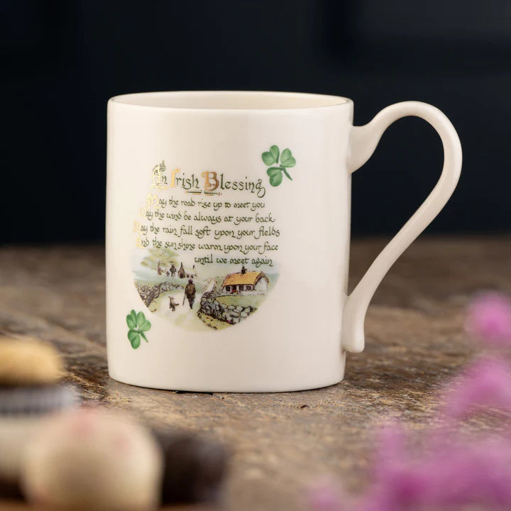 Irish Blessing Mug by Belleek 4808