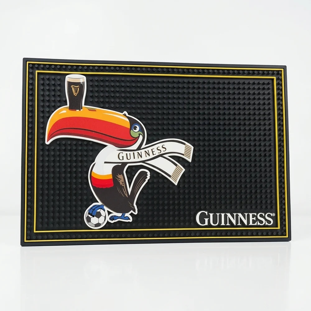 GUINNESS TOUCAN SOCCER PVC BAR MAT