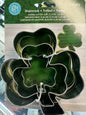 Shamrock cookie cutters set of 3