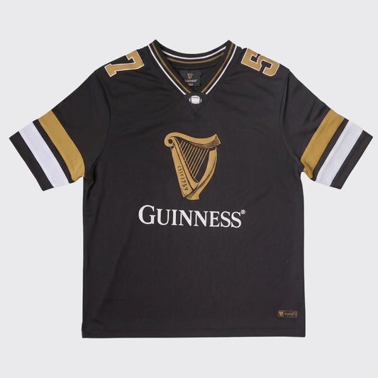 GUINNESS BLACK AMERICAN FOOTBALL JERSEY