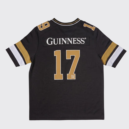 GUINNESS BLACK AMERICAN FOOTBALL JERSEY
