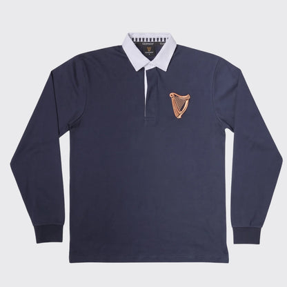 GUINNESS NAVY LONG SLEEVE RUGBY SHIRT G2024