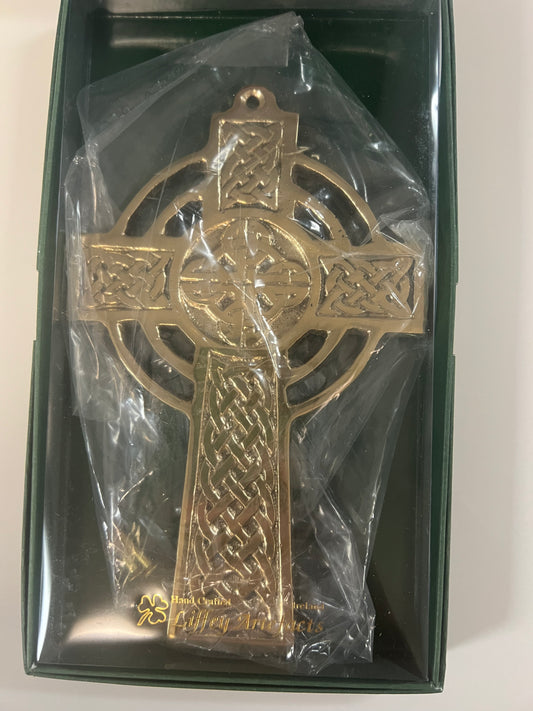 Brass Wall Cross Medium