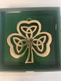 Trinity Knot cut Shamrock Hanging