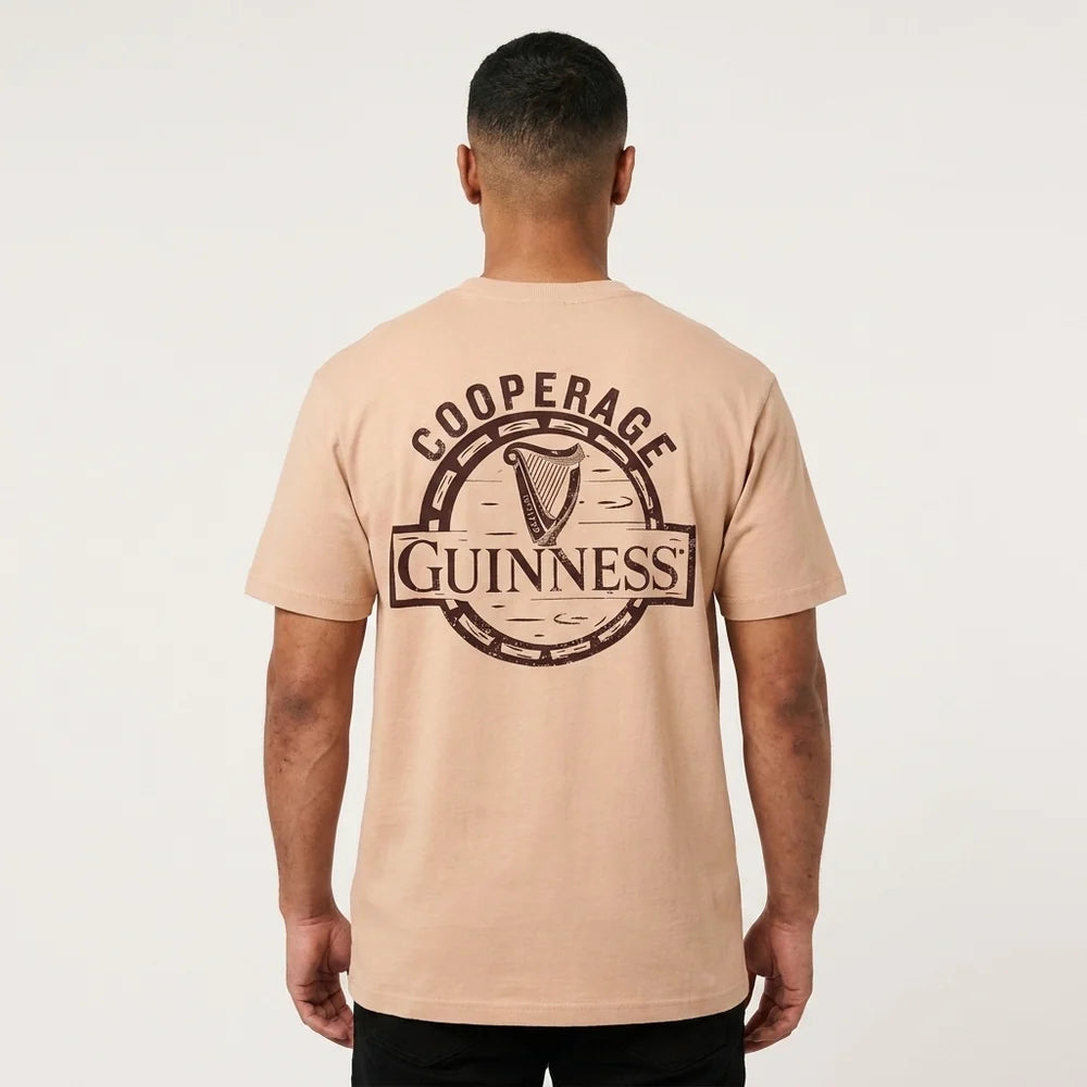 GUINNESS COOPERAGE IVORY HEAVYWEIGHT TEE gcc02