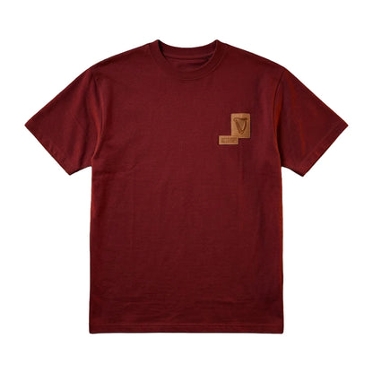 GUINNESS COOPERAGE BURNT RED HEAVYWEIGHT TEE GCC01