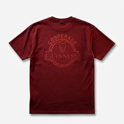 GUINNESS COOPERAGE BURNT RED HEAVYWEIGHT TEE GCC01