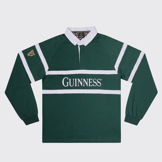 GUINNESS GREEN TRADITIONAL RUGBY JERSEY G2026