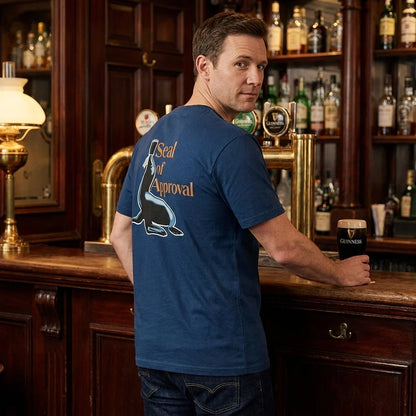 GUINNESS SEAL OF APPROVAL TEE – BLUE gc025