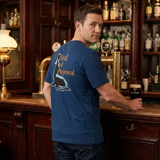GUINNESS SEAL OF APPROVAL TEE – BLUE gc025