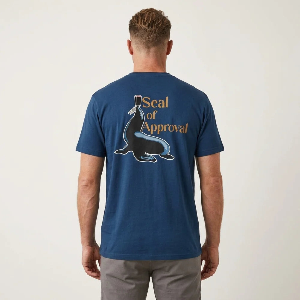 GUINNESS SEAL OF APPROVAL TEE – BLUE gc025