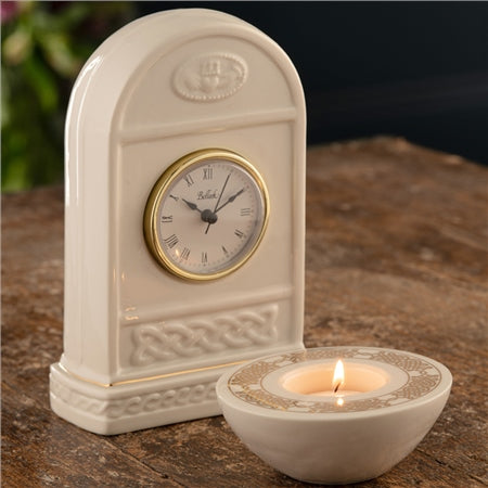 BELLEEK CLASSIC CLADDAGH CLOCK 4692