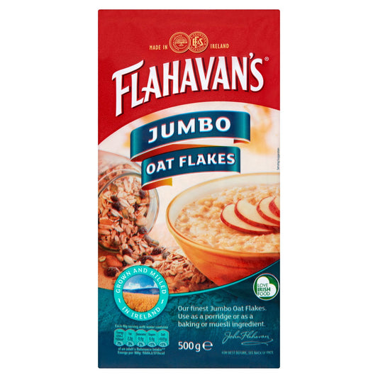 Flahavans jumbo flakes oatmeal