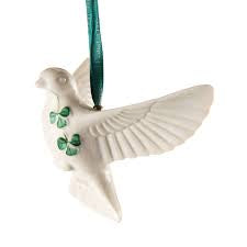 BELLEEK CLASSIC DOVE ORNAMENT 4386