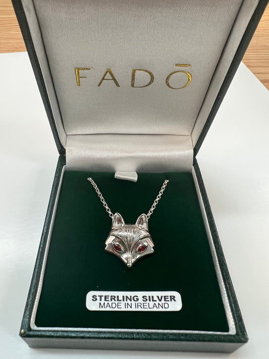 Sterling Silver Fox Head P5053