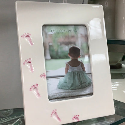 PINK BELLEEK LIVING  PRECIOUS MEMORIES 6X4 FRAME 70741 70742