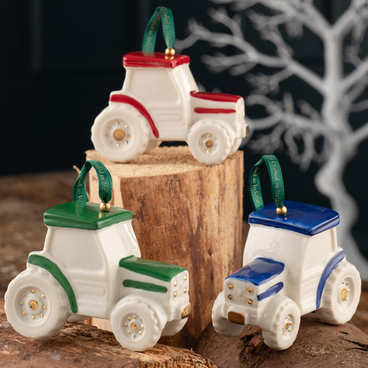 Belleek 2023 Tractor Ornament