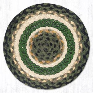 10” Round Braided Trivet by Earth Rugs