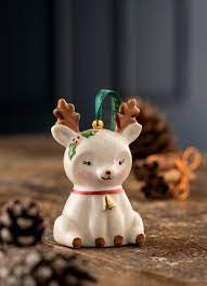 BELLEEK CLASSIC REINDEER ORNAMENT 3763