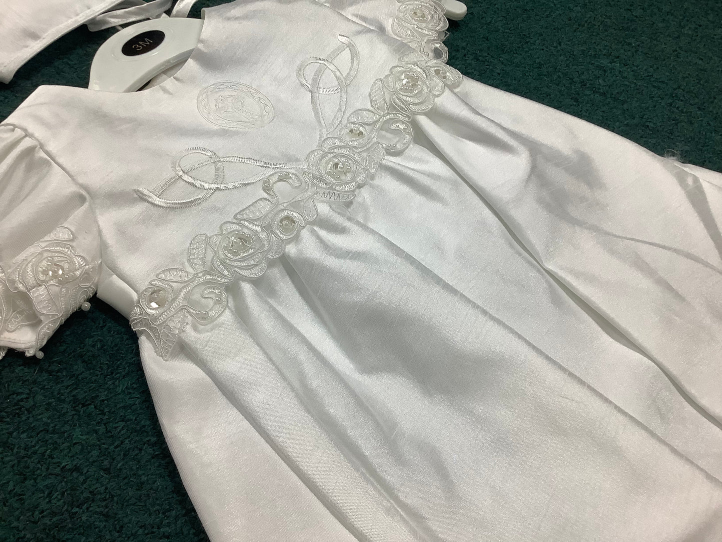 Girls Christening Dress with Celtic cross 6936