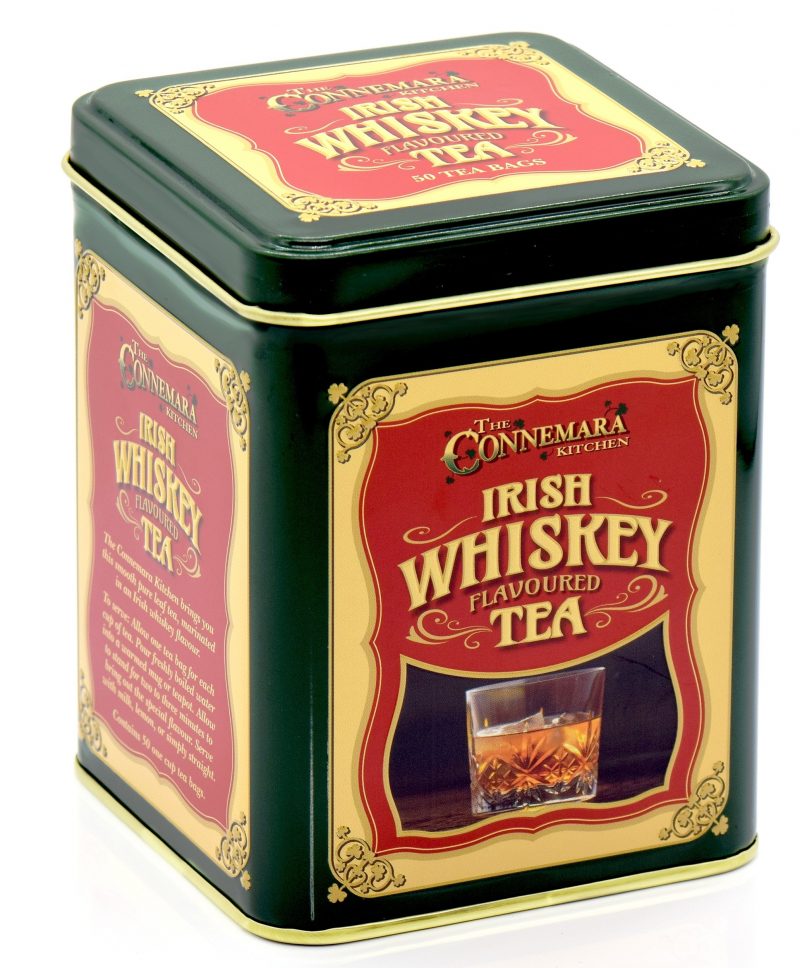 TIN OF IRISH WHISKEY TEA 50 BAGS