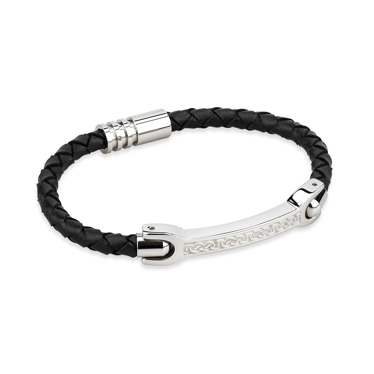 MENS CELTIC LEATHER BRACELET