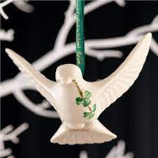 BELLEEK CLASSIC DOVE ORNAMENT 4386