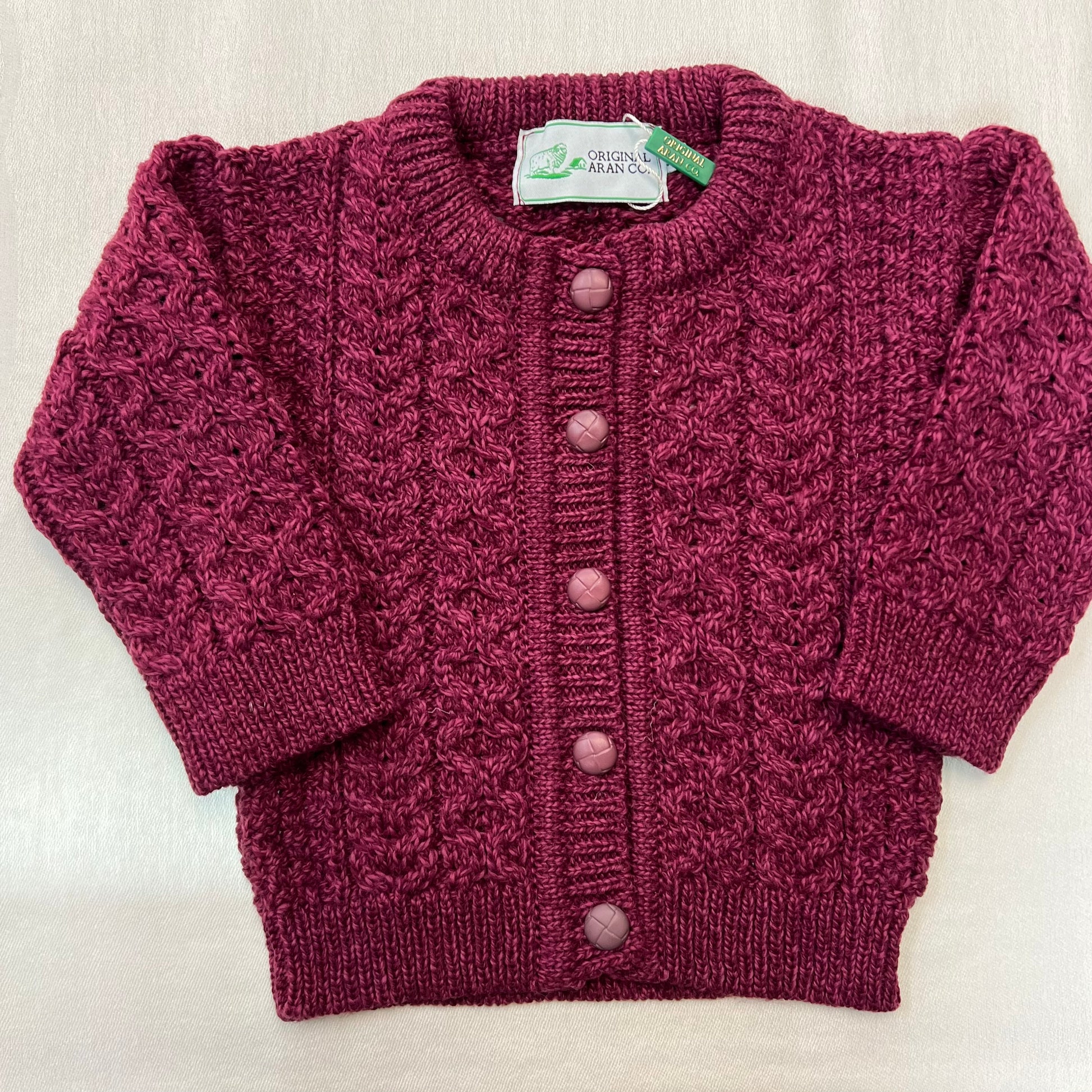 Brigid hooded depositato deals aran cardigan