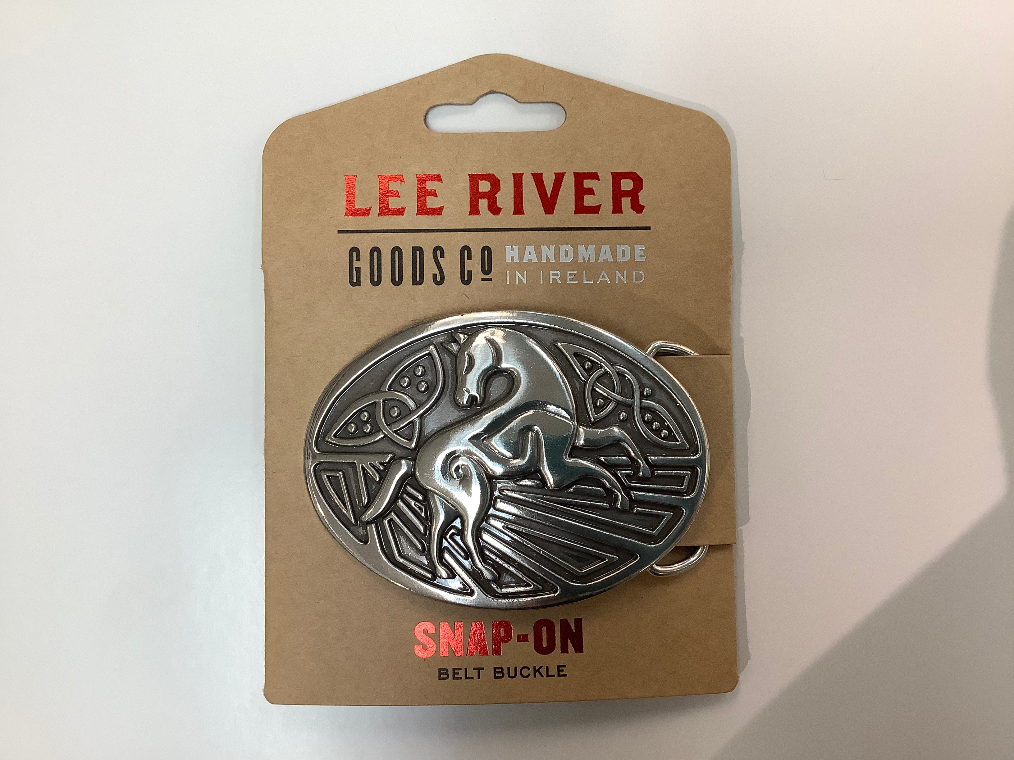 Lee River Handmade Snap-On Belt Buckle
